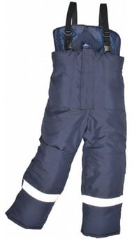 picture of Portwest - ColdStore Navy Blue Trousers - PW-CS11NAR