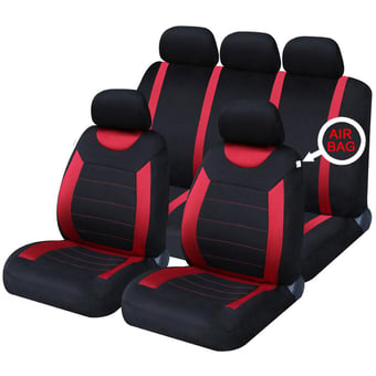 picture of Sakura Carnaby Seat Covers - Red - [SAX-SS5293]
