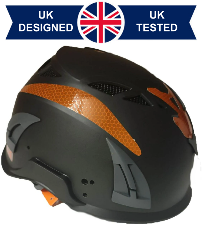 picture of Aresta Plus Multi Vented Black Safety Helmet - ABS EPS - [XE-AR-04035-BLA]