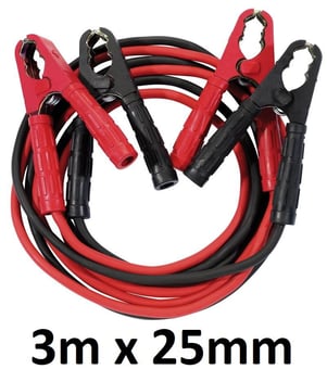 picture of Heavy Duty Booster Cables - 3m x 25mm - [DO-91879]