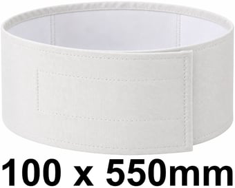 picture of Yoko White Waterproof Arm Band - 10 x 55cm - L/XL - [YO-HVW066-WHITE-L/XL]