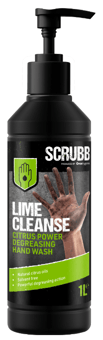 picture of SCRUBB H22 Lime Cleanse Degreasing Hand Wash 1L Bottle with Pump Top - [ORC-H22-CP100]