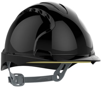 picture of Jsp EVO3 Safety Helmet Slip Ratchet Vented Black - [JS-AJF160-001-100]