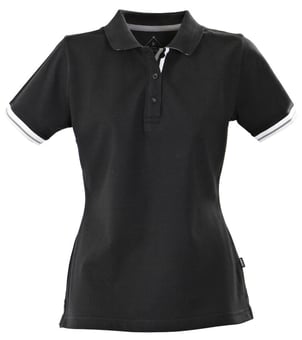 picture of James Harvest Ladies Antreville Polo - Black - BT-HAR2125025-H900