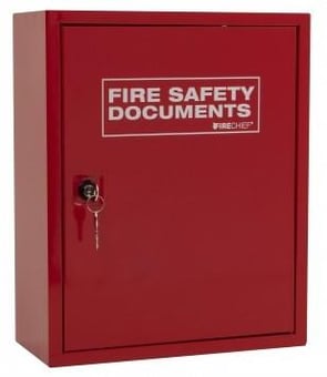 picture of Red Metal Document Cabinet with Key Lock - [HS-FMDCK-R]