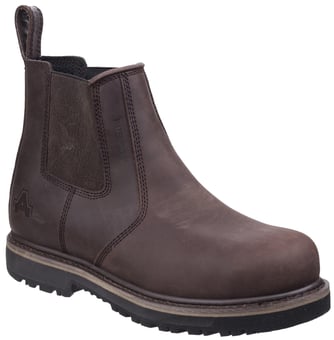 picture of Amblers AS231 Skipton Goodyear Welted Brown Safety Dealer Boot S3 WR HRO SRC - FS-27094-45507