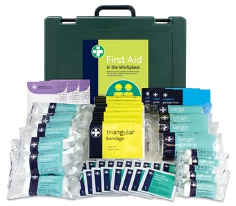 Picture of Essentials HSE Approved - 50 Person First Aid Kit - In Green Cambridge Box - [RL-104]