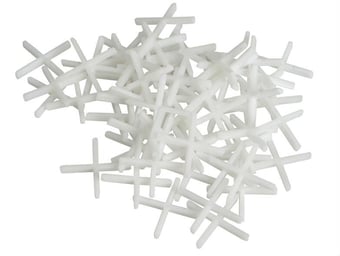 Picture of Faithfull Tile Spacer Long Leg - 2mm - Bag of 250 - [TB-FAITLSP2250]