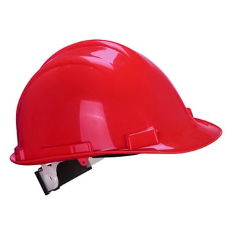 picture of Portwest - Expertbase Wheel Red Safety Helmet - [PW-PS57RER]