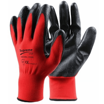 Picture of Amazing Value Supreme TTF Red Black Nitrile Palm General Safety Gloves - HT-103RB - (NICE)