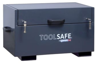 picture of ToolSafe Site Security Box - 500H x 900W x 500D mm - With Fork Pockets - [QM-STC509050KFX] - (LP)