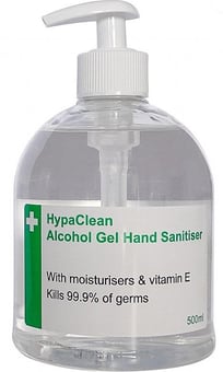 picture of HypaClean Alcohol Hand Gel Pump Dispenser 500ml - [SA-M6852PM]