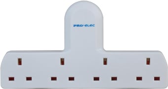 picture of Pro-Elec 4 Way Extension Socket - [CP-PL11697]