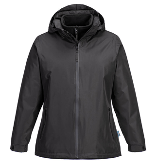 picture of Portwest S574 - Women's 3-in-1 Jacket Black - PW-S574BKR