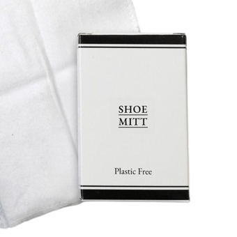 Picture of Black & White 100% Cotton Shoe Mitt - Box of 50 - [MCS-WSBCSM] - (LP)