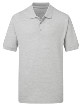 picture of UCC Heavyweight Pique Polo Shirt - Heather Grey - BT-UCC004-HGR