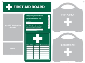 picture of Small First Aid Board - [WC-FASSMALL]
