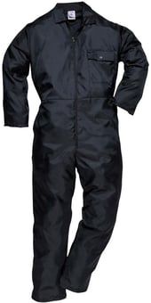 picture of Portwest - C802 Standard Coverall - Black - Regular Leg - PW-C802BKR