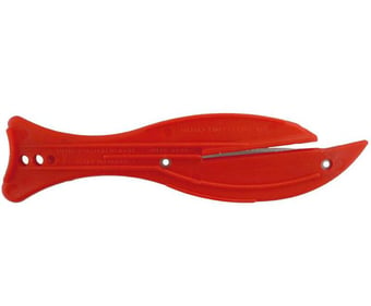 Picture of F600 Fish Red Safety Knife - Plastic End - [KC-F600CH]