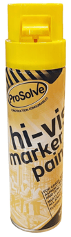 Picture of Prosolve Hi-Vis Marker Paint Aerosol 500ml Fluorescent Yellow - [PV-PVHIVISFYA]