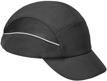 picture of Portwest PS59 Black AirTech Bump Cap Standard Peak - [PW-PS59BKR]