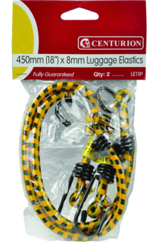 Picture of 18" Luggage Elastics 8mm - 5 Packs of 2 (10pcs) - CTRN-CI-LE11P