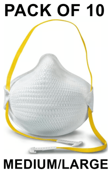 picture of Moldex 3200 Air Series FFP3 NR D Non-Valved Medium/Large Masks - Box of 10 - [MO-3200]