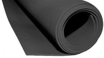 Picture of Black Rubber Electrical Safety Mat - Max Working Voltage 450V - 1 Mtr x 1000mm - [BD-642300-BK-01] - (DISC-Y)
