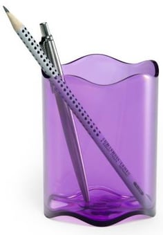 Picture of Durable - Pen Cup Trend - Transparent Purple - 80 Dia x 102 mm - Pack of 6 - [DL-1701235992]