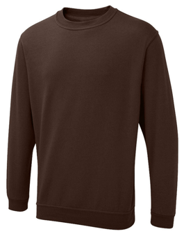 picture of Uneek UX3 The UX Sweatshirt - Brown - UN-UXX03-BR