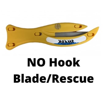 picture of Shark Series Heavy Duty Yellow Safety Knife - No Hook Blade - [KC-SHARK-H/YELLOW]