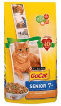 picture of Go-Cat Senior Chicken Rice & Vegetable Dry Cat Food 2kg - [BSP-694476]