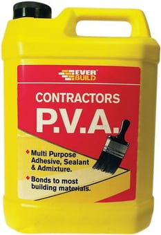 picture of 4 Pack of 5L Contractors PVA Multi-Purpose Adhesive - [EM-I1100B]