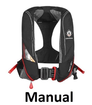 picture of Crewsaver Crewfit 180N Pro 180 Manual Red/Black Lifejacket - [CW-9020BRM]
