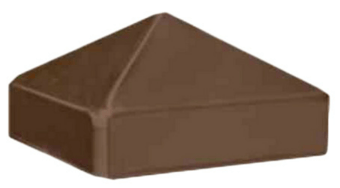 Picture of Fence Post Caps Brown - 75mm x 75mm - [CI-CJ287L]