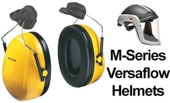 picture of 3M™ Peltor Optime l H510P3AF Ear Defender Helmet Attachment for 3M Versaflo & Jupiter - SNR 26 - [3M-H510P3AF-405-GU] - (DISC-R)