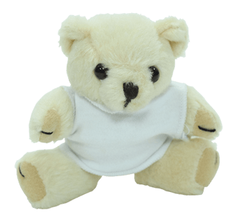 picture of Branded With Your Logo - Teddy Bear 5? - Honey - 1 T-Shirt Included - [MT-TEDDY/BEAR/HON/5]