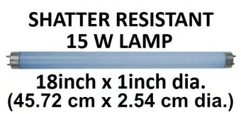 picture of Hi-Blue - 15 Watts Lamp For Fly Killers - BL368 - Shatter Resistant - [BP-LS15WS-H]