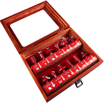 picture of Amtech 6.25mm Router Bit Set - 12 Piece - [DK-F3700A]