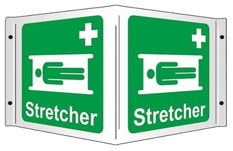 Picture of Stretcher - Rigid 3D Projection Sign - 430mm x 200mm - [SA-SS8036R] - (DISC-W)