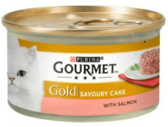 picture of Gourmet Gold Savoury Cake Salmon Wet Cat Food 85g - Pack of 12 - [BSP-242656]