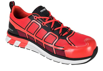 picture of Portwest - FT17 - OlymFlex Barcelona SBP AE Trainer - Red/Black - PW-FT17RBK - (DISC-X)