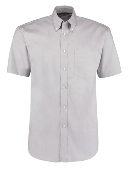 Picture of Kustom Kit Mens Short Sleeve Premium Oxford Shirt - Silver Grey - BT-KK109-SGR