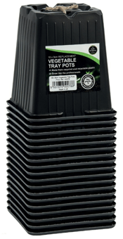 picture of Garland 9cm Replacement Vegetable Tray Pots - Pack of 18 - [GRL-W0078]