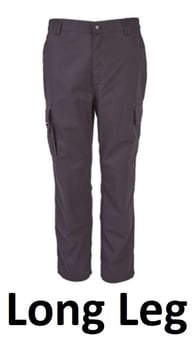 picture of Iconic Bullet CREASE FREE Combat Trousers Men's - Navy Blue - Long Leg 33 Inch - BR-H722-L