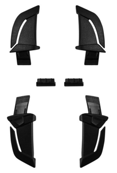 picture of KASK Lamp Clips + Frontal Slot Caps - Black - [KA-WAC00061-210]