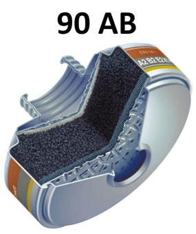 picture of MSA - 90 AB - Gas Filter - A2B2 - [MS-10098113]