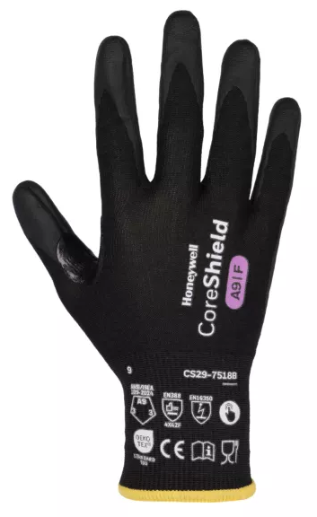 Honeywell CoreShield 3.0 Nitrile Micro-foam Coating Glove F/A9 - Pair - HW-CS29-7518B - (LP)