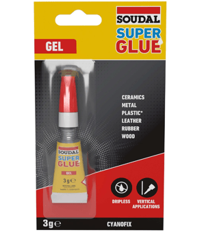 picture of Soudal Superglue Gel - Clear - 3g - [DK-DKSD116390]