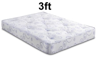 picture of Alba Economy Soft to Medium Open Coil Spring Mattress - 3ft - [ABF-ABD-ECO-21]
